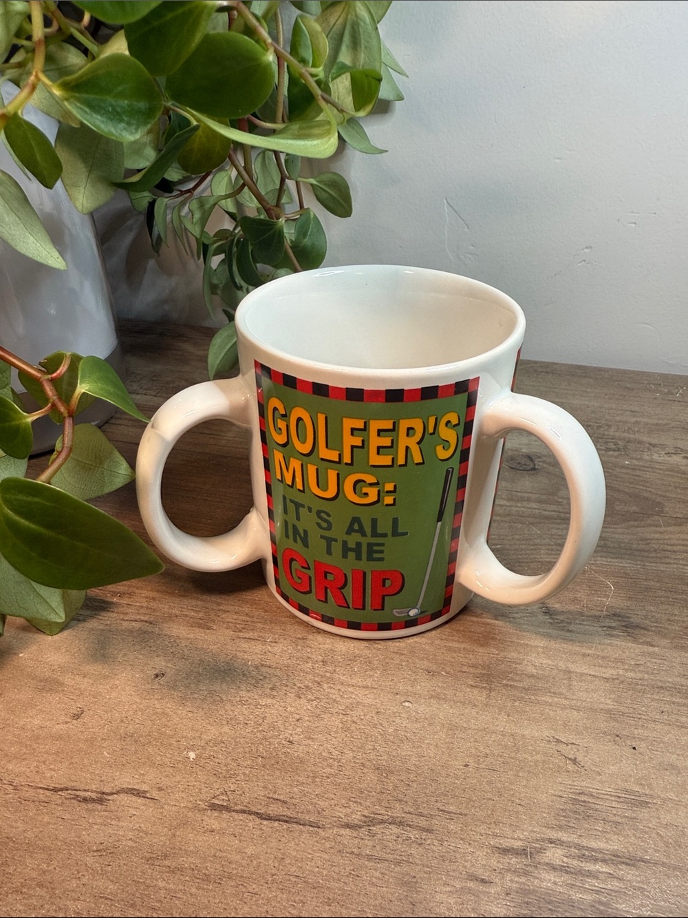 Golfer’s Mug It’s All in the Grip Three Handle Papel Encore